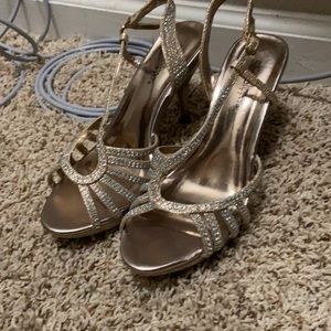 used one time for prom. been in my closet 3 years